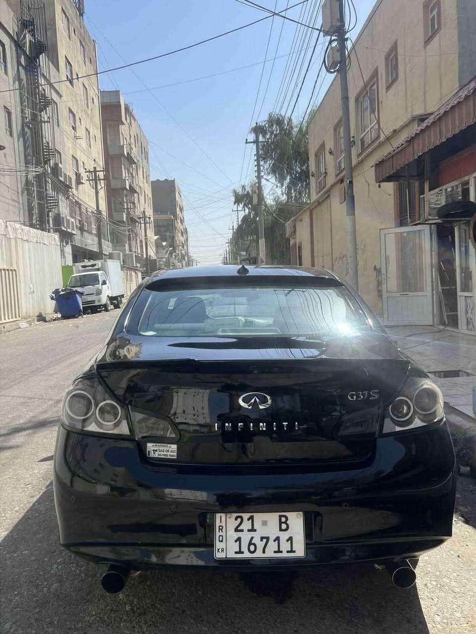 بيع مستعجل انفنتي G37s 2009 اصل بدون غرق 95$ وبيه مجال سيارة حلوه ونواقصه بسيطه اتصل وانطيك تفاصيل 
***********واتساب فقط
