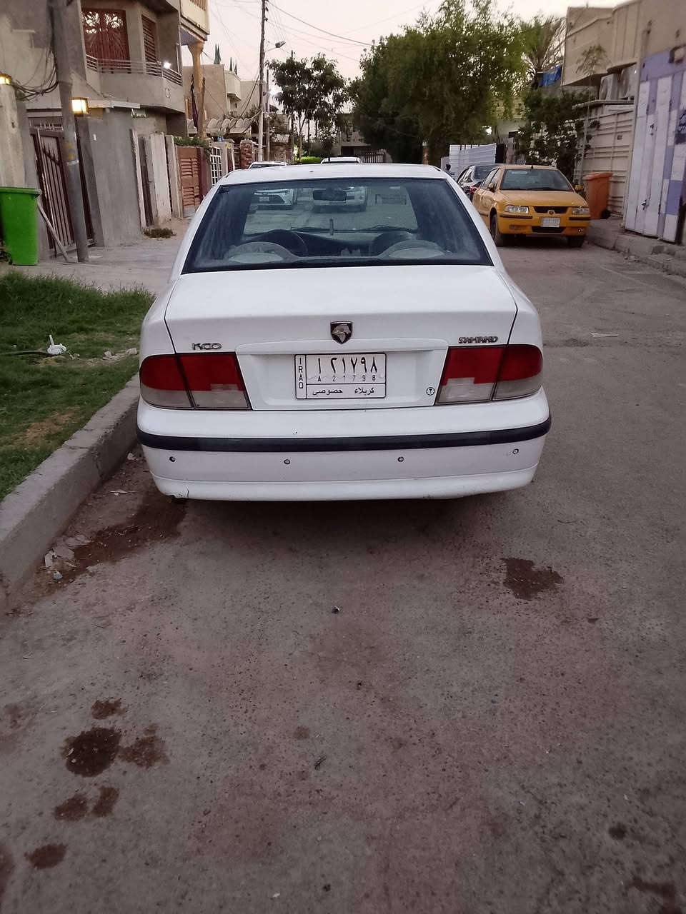 سلام عليكم سمند كربلاء ٢٠١٠ بيها جاملغ امامي ليسره بي صبغ  وبيها طخه بسيطه بل هلال مثل ما واضح بصوره مكان سياره بغداد بياع سعر ٣١ وبيها مجال 
رقمي ***********
