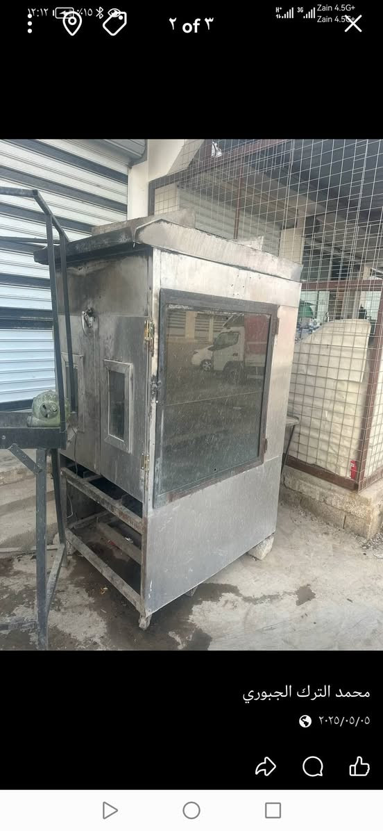 شوايه فحم  محوره غاز للبيع تحوي ٢٤ دجاجه  موطوره كير بوكس ما يصرف كهرباء الاتصال ***********
