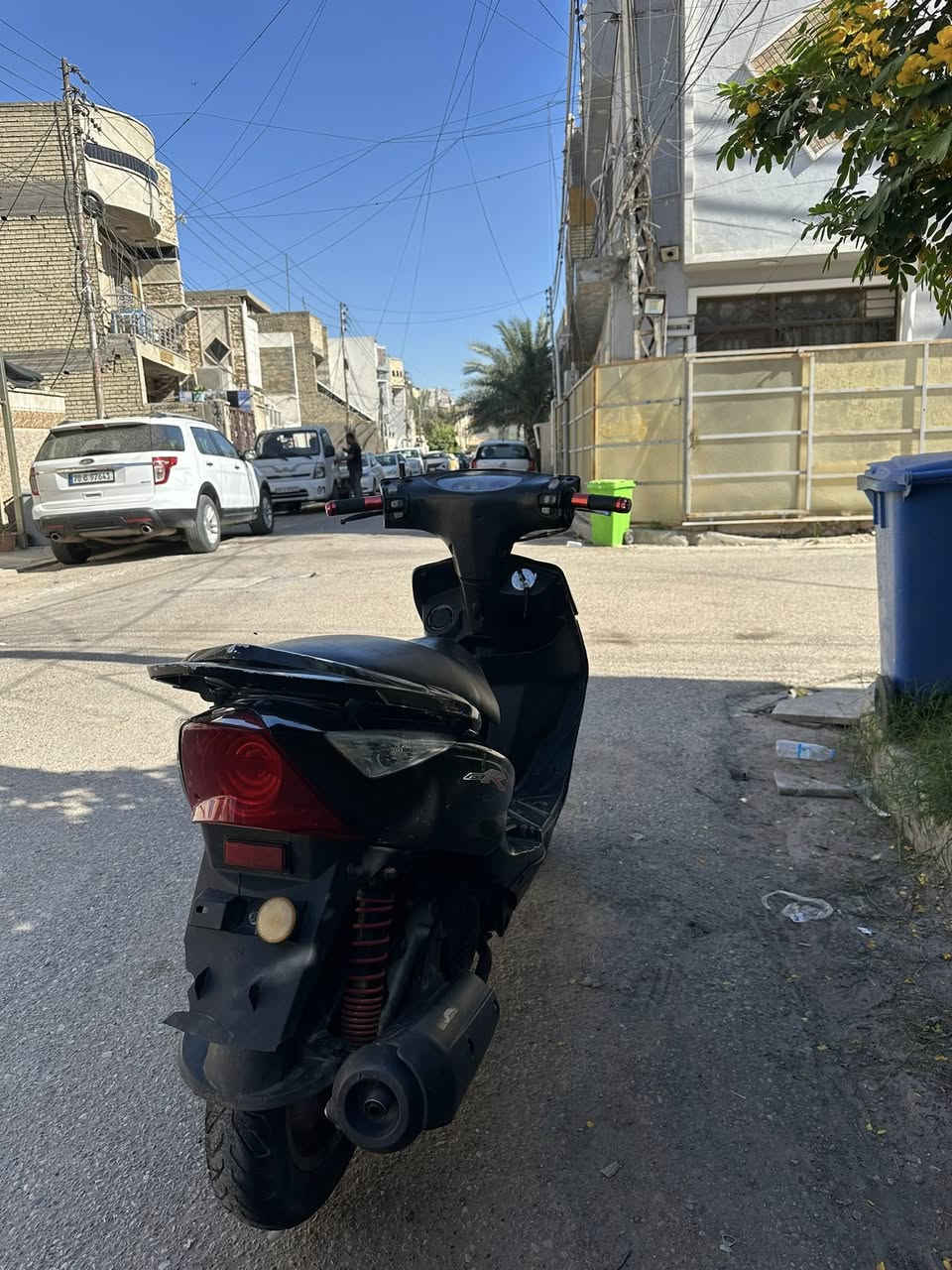 سلام عليكم دراجه ثعلب  مكينه مكفوله دراجه نقصه هندر فقط نكره سلف بكل وكت مكاني بغداد الحريه سعره 450 وبيه مجال للطيبين ***********واتساب فقط
