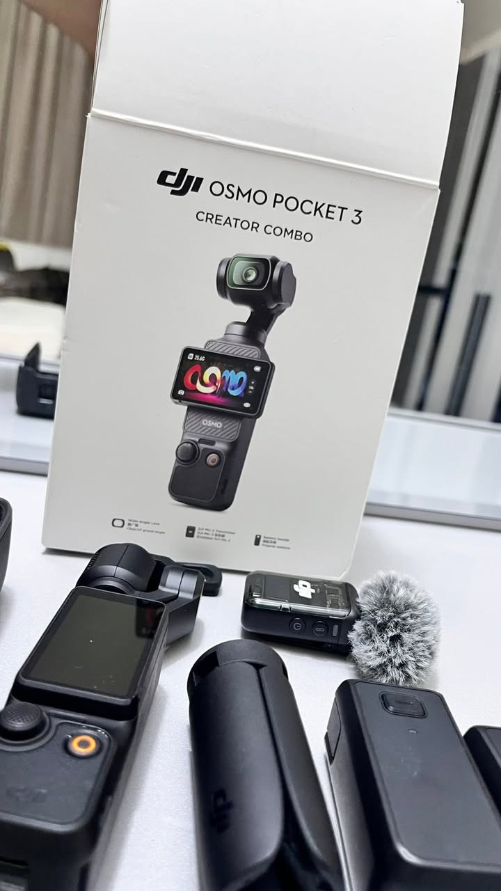 🚨🚨dji osmo pocket 3 pro
‎للبيع اخت الجديدة 
‎استعمال كلش كلش قليل 
‎تقريباً من 5-6 مرات مشتغلة الكامرا 

‎غراضها كلهة كاملة ووياهة رام 64gb 
‎النقص فقط الجنطة مالتهة ضاعت 

‎  السعر 620 الف دينار فقط مجالها بسيط

‎للأستفسار:***********

‎العنوان بغداد الغزالية
