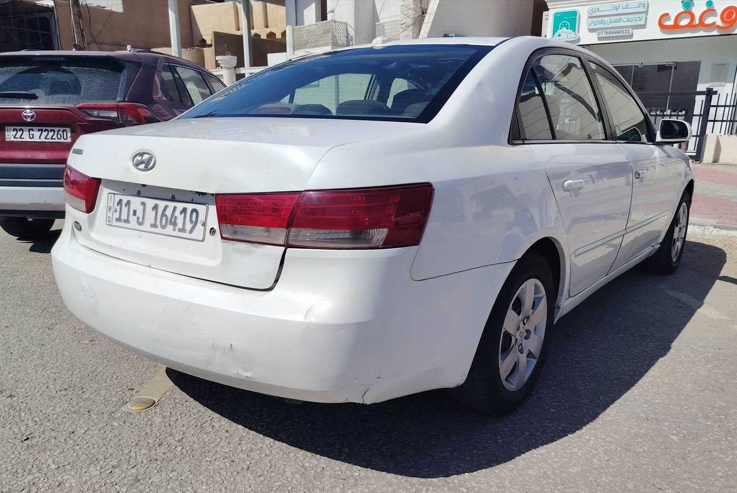 سوناتا ٢٠٠٨ وارد امريكي ٤ سلندر مكينه ٢٤٠٠
ضرر بابين + جاملغ الأمامي بدون دواخل
تدفئه تبريد كهربائيات كله شغال هزه جديده تحويل مباشر
السعر ٨٧ 
مكان السياره كربلاء 
***********
***********
