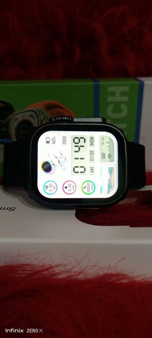 ساعه ذكيه شبه الابل
اتصال لغه عربيه رسائل بالوتوث 
مميزات خاصةNotifications

نظام تحديد المواقعBuilt-in GPS
الموديل: DT8 Ultra
 معدل ضربات القلب
/مراقبة النوم
تتبع حركة نظام تحديد المواقع
 الألعاب/ تذكير الدورة الشهرية
 الموسيقى/إشعارات التطبيق
ايفون واندرويد
شحن لاسلكي
 حتى 200 اسم دفتر هاتف
أكثر من 500 وجه ساعة من خلال التطبيق ويمكنك تخصيص واجهة صورتك الخاصة


**إذا كنت صاحب هذا الإعلان وتريد حذفه لأي سبب، رجاءا أرسل رسالة إلى الدعم الفني**