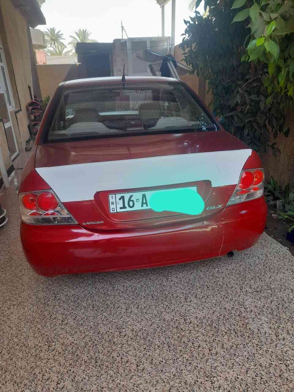 اللهم صلي على محمد وال محمد سيارة لانسر مسيبوشي موديل ٢٠١٠ رقم قادسية باسمي جاهزة بيها صبغ ٣قطع بدون ضرر داخلي للاستفسار الاتصال على الرقم ***********العنوان ديالى السعر ٧٨ورقة وبيها مجال
