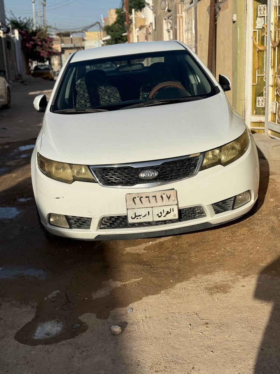 للبيع كيا سيراتو موديل 2012 رقم اربيل سياره مكفوله من الضربة والصبغ والتبديل السعر 98 وبيها مجال قليل مكان النجف للاستفسار اتصل ***********
