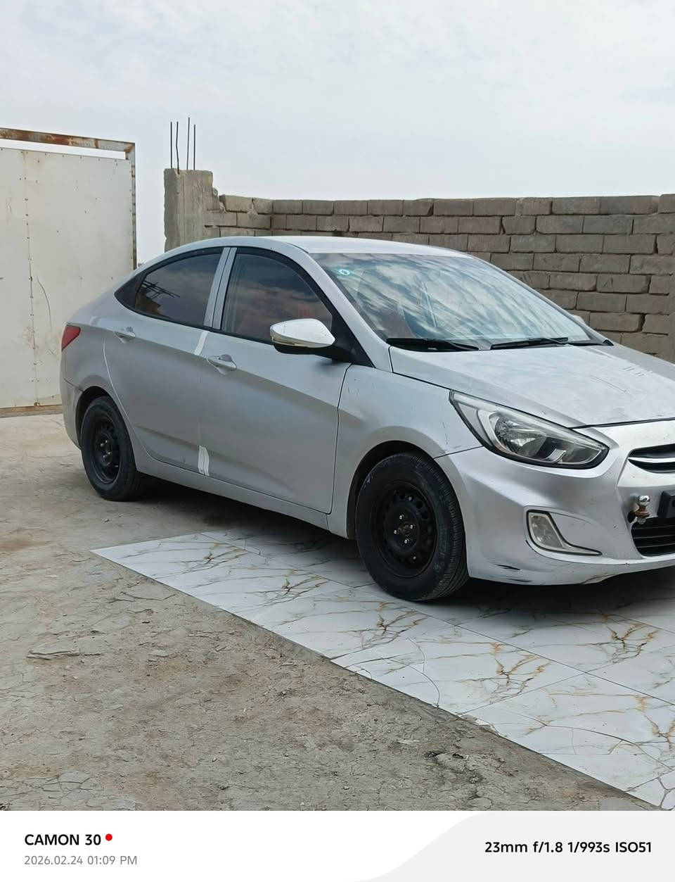 بسم الله الرحمن الرحيم
السلام عليكم سياره للبيع
اكسنت موديل 16خليجي
محرك وكير 1400دوش
سياره تبريد تدفىه كهربايات
جاهزه سياره (صبغ حزام) 
سعر ((65)) وبيه مجال قليل
مكان سياره ذي قار ((جبايش)) 
***********
