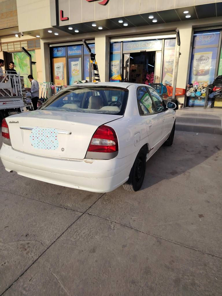 السلام عليكم دايو نوبرا موديل 2000
ألماني باسمي سيارة  لل ٢٨ السنوية
تايرات جديد صدر نص عمر
السعر ٣٧ وبي مجال قليل
مكان السيارة قضاء العلم
*********** تكريت, صلاح الدين
