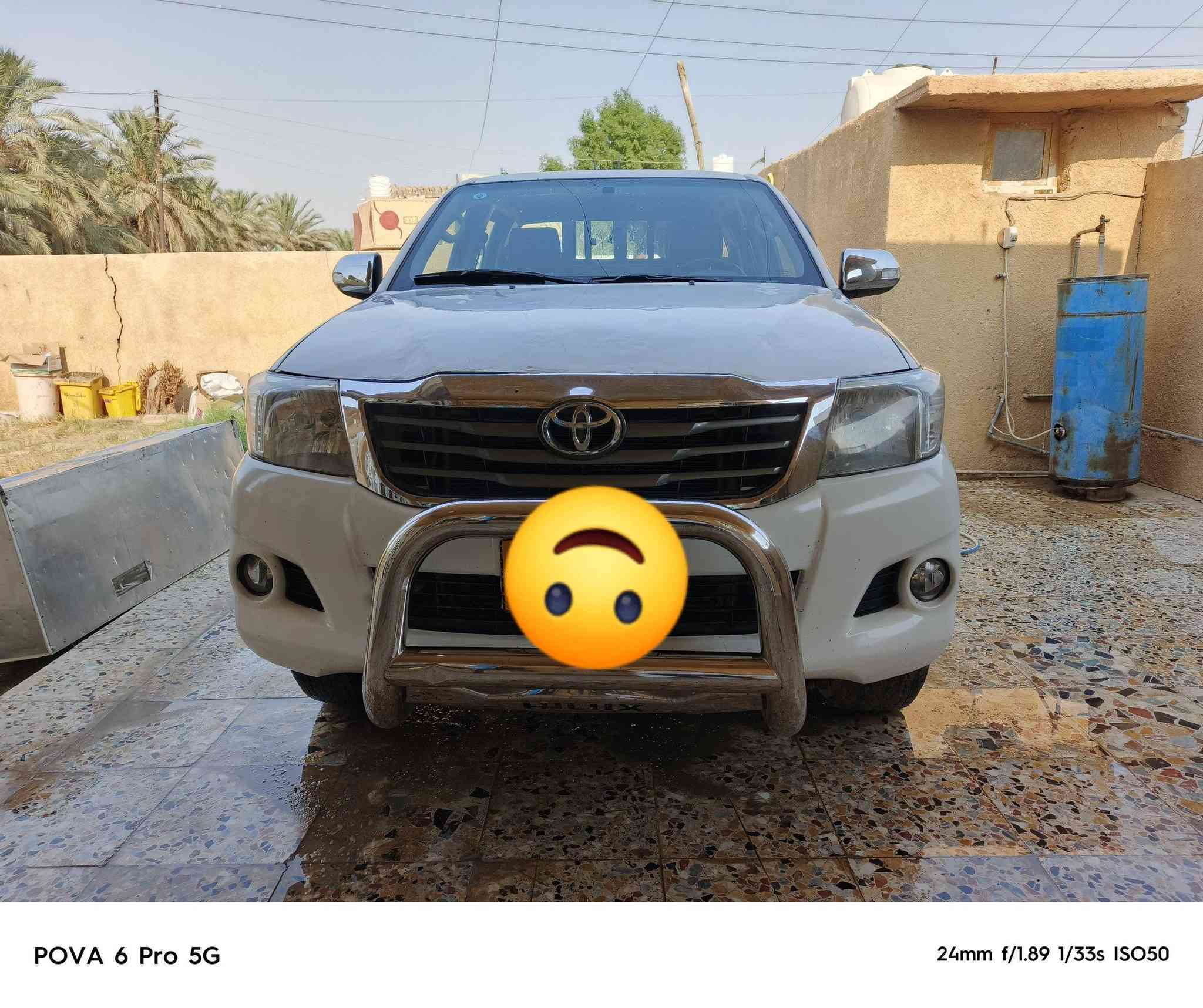 سلام عليكم بيكم هايلوكس للبيع موديل 2014 فور ويل سياره كير ومحرك مكفولات بيه رشات. بارد. رقم جديد سنويه لل29رقم كربلاء سياره بسمنه مكاني بلكوت. ما متواجد خاص. ***********
