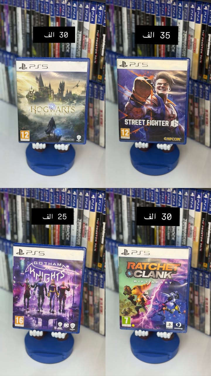 ✨ مستخدم اليوم — نظافة 100%
🔥 أقراص ps5 ps4 ps3 
  نادر ونظيف توصل إيدك مثل الذهب
🔁 عدنا بيع واستبدال
🎮واشتري أقراصك هم 
يعني تجيب قرصك القديم وتطلع بغيره 😎
🚚 توصيل سريع لكل المحافظات
📞 للحجز والاستفسار: ***********
متوفرات ب كميات  🔥🔥🔥
