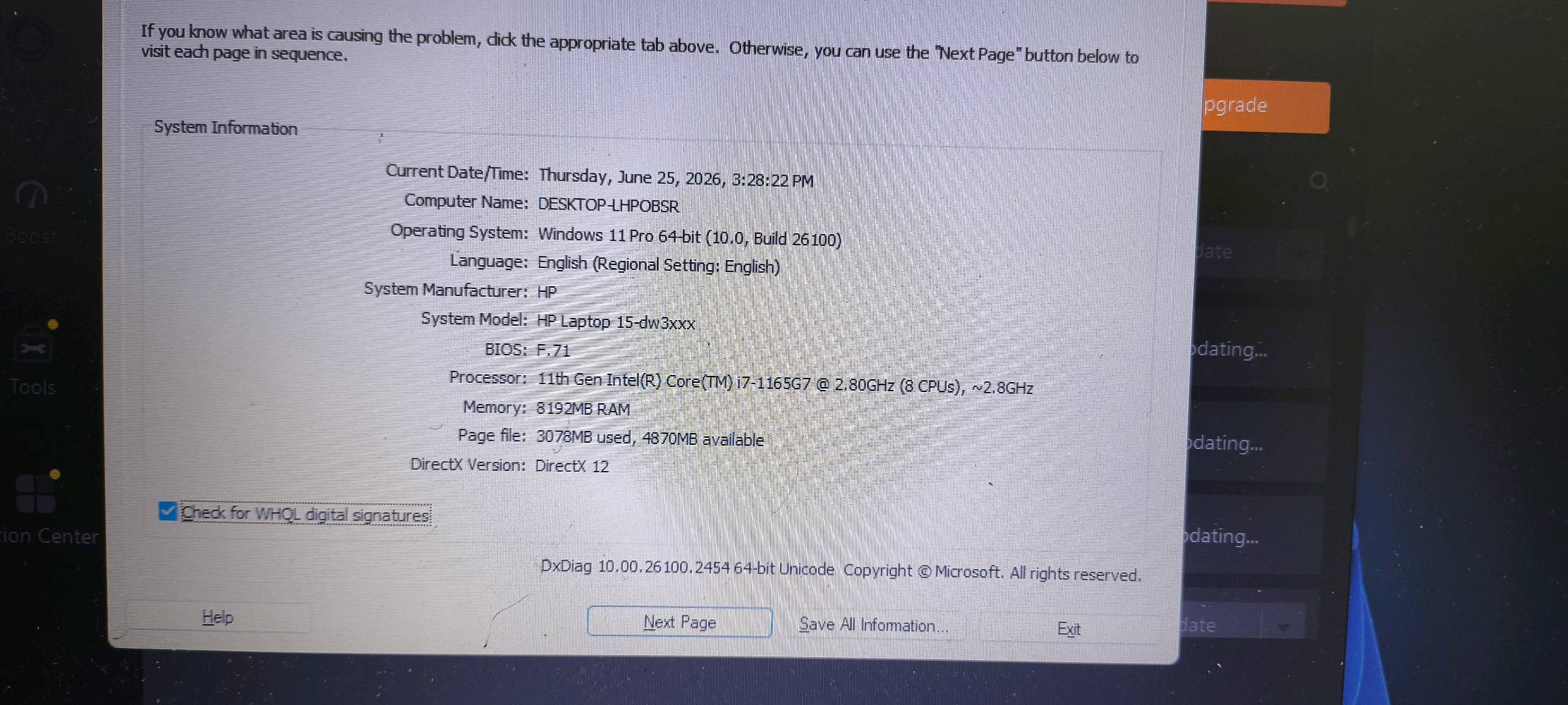 لابتوب hp مستعمل بحالة حيدة جدا الجهاز نسخة الشرق الاوسط و ليس بالة و لا مجدد

المواصفات 
* معالج انتل i7 جيل 11 معالج حديث و مناسب للاستخدام الشخصي و الالعاب
** كرت شاشة nvidia mx 450 2 gb مناسب للبرامج و الالعاب تشغيل اغلب الالعاب
*** رام حجم 8 كيكا نوع ddr4 
**** هارد سريع جدا m.2 nvme 128 gb
***** شاشة بحجم 15.6 
****** بطاية تدوم لمدة ساعتين