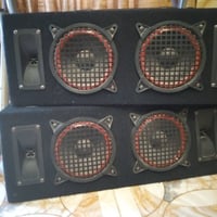 سماعات خشب ثقيل • ٤ سماعات • كربلاء