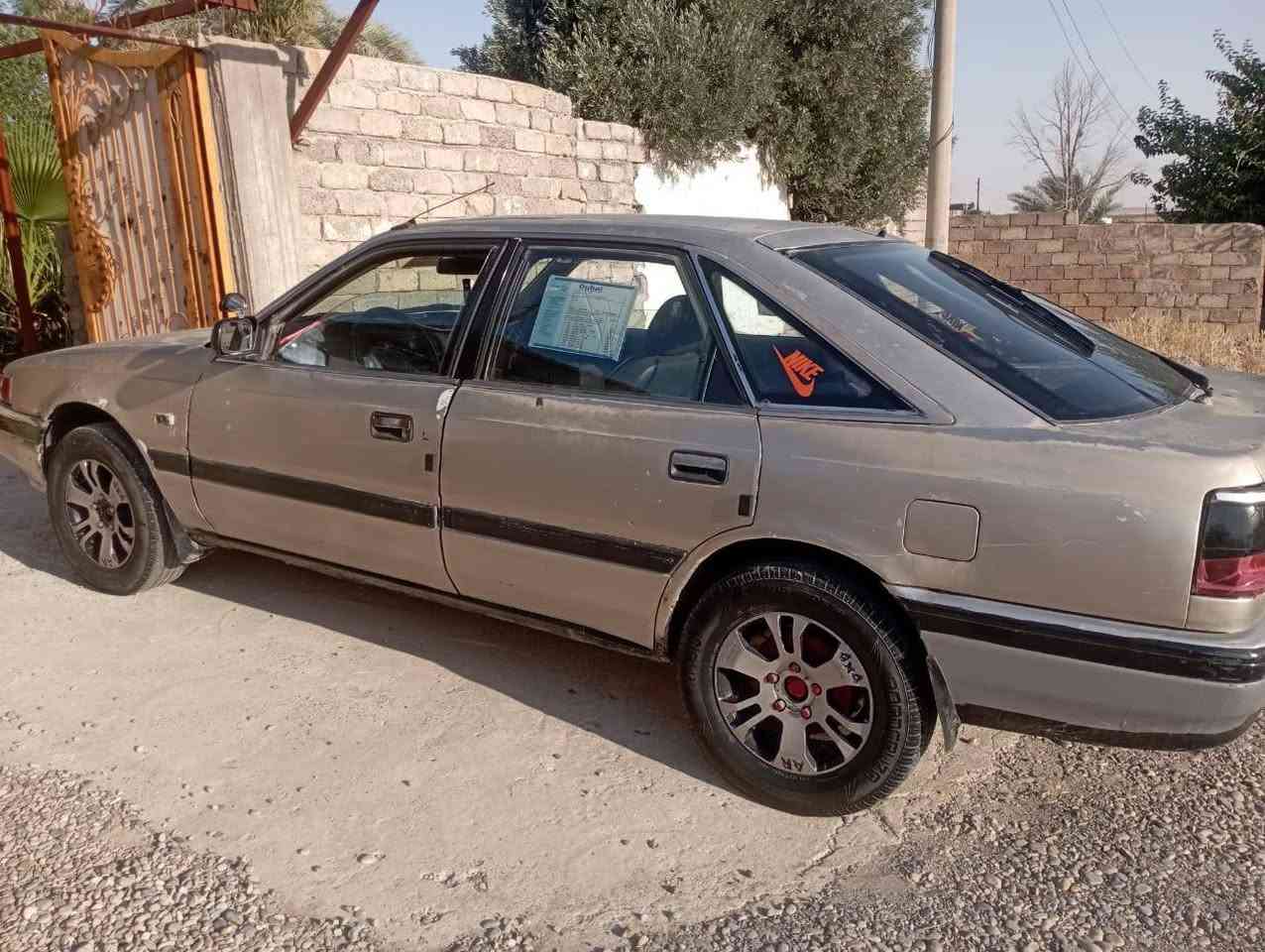 مازدا 626جنطه 
گير اوتوماتيك
 محرك 12بخ بي بداية صرف 
جامات كهرب ويل كب 
رقم الماني كركوك  شرط التحويل 
أو الوكاله من الوكيل 
بيها كوبون كركوك 
سياره وضع شركه بلاضرر خلاص 
   (26)$وبيها مجال 
 ***********
 ***********

