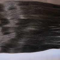 اكستنشن شعر طبيعي ١٠٠ ٪ قطعة كاملة طول ٩٠ لون بني اكستنشن قطعة مقسمة ط...