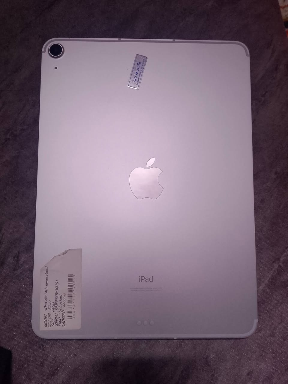 ايباد ٤اير الجيل الرابع
ذاكره 64
نظافه ١٠٠/١٠٠
ملحقات كيبل شحن فقط 
السعر 340
***********
+واتساب
