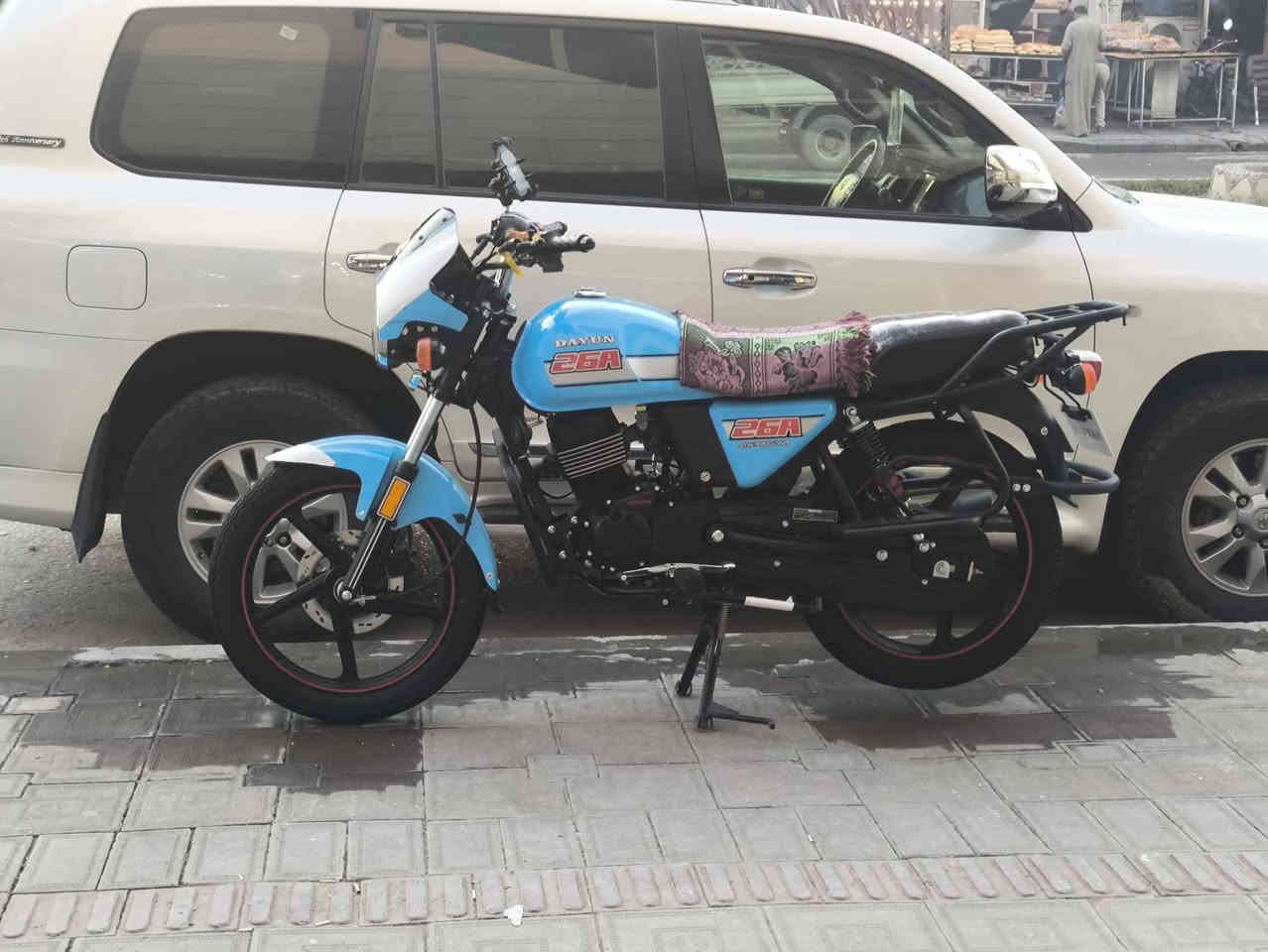 سلام عليكم دايون للبيع موديل 24 طالعه 25 دراجه زيرو دراجه جديده كلش كفاله عامه ماشيه 1900 لون سمائي مكينه 200 ويل 18 القديم دراجه جديده بمعنه الكلمه كله شغال اوراق سكنر 
بس اليدور جديد يجي 
السعر المطلوب 1625 بيه مجال قليل كلش   المكان بابل الحمزه الغربي 
‏‪0777 389 8263‬‏
