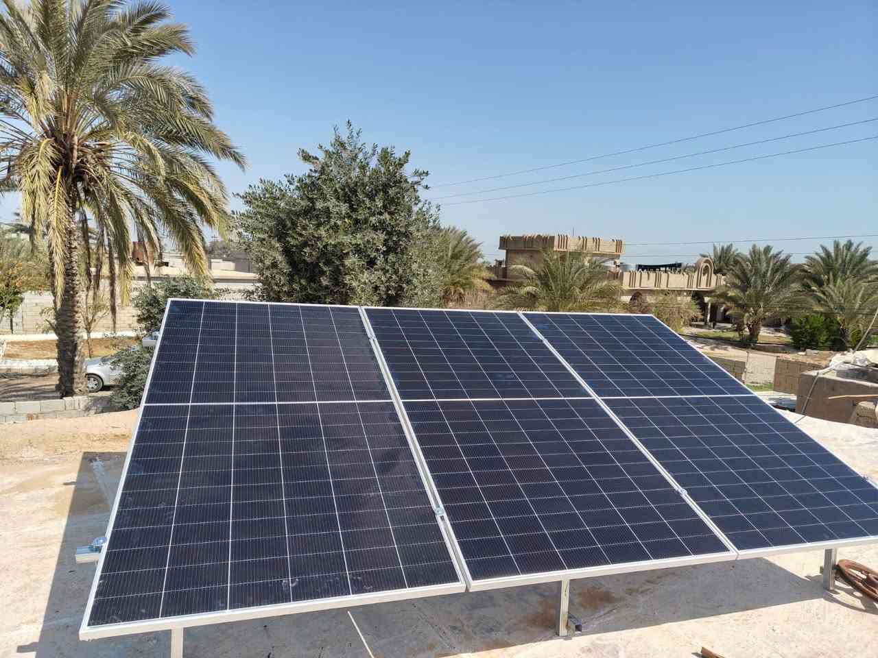 تم بفضل الله تجهيز وتنصيب  منظومة طاقة شمسية
لمنزل السيد(#سالم_جواد)
#الحويجة_قرية_ام الدنيا
مكونات المنظومة:
🔵 3 الواح ذات وجهين وكفاءة عالية
🔵 بطارية  5 كيلوواط 
 🔵انفيرتر فلستي 3 كيلوواط

مكتب هاني شاكر السلطان للطاقة الشمسية 
الحويجة #ناحية الرياض
هاني   ***********
ظافر ‏ ‪0780 680 4046‬‏
رعد ‏  ‪0782 496 9996‬‏
