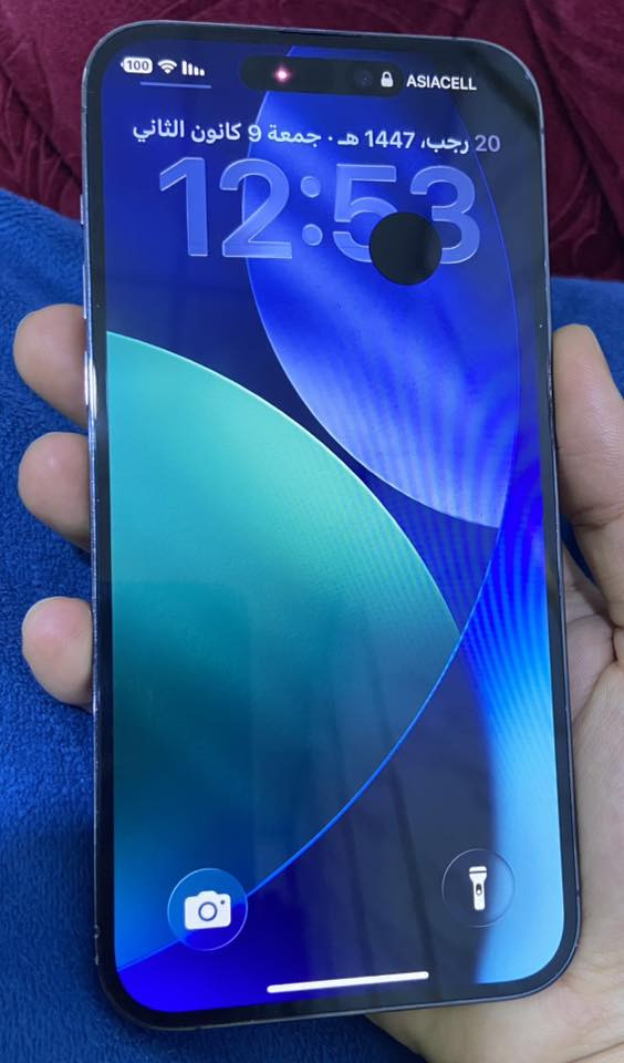ايفون 14 برو ماكس شرق اوسط للبيع نضيف جدا
ايفون 14 برو ماكس نضيف جداً

 دبل سيمكارت نسخة الشرق الاوسط 

الذاكرة 128G

مبدل فقط بطارية لاغير 

الشاشة أصليه وبيهه هاي النقطه السوده البلشاشه مامئثره على اللمس نهائياً ولا تكبر عالفحص

 مابيه أي ملحقات 

السعر 750 وبيه مجال قليل كلش 

الشراي خليتفضل خاص 

الرقم ***********

العنوان البصرة الأمن الداخلي
