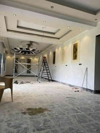 مستعدون لعمل كافه الديكوات الداخليه جبس بورد سحب نقش ملكي  مغربي للستف...