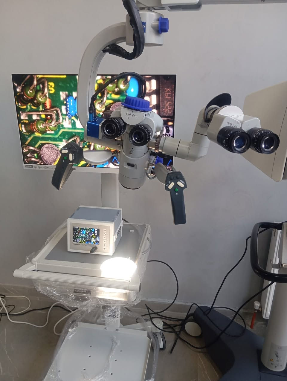 🔬 ZEISS OPMI Vario S88 | 2019 — Available Now

One scope. Every specialty.

Built for neurosurgery, spine, ENT & plastic surgery — the ZEISS OPMI Vario S88 delivers unmatched optical precision backed by the legendary ZEISS engineering.

⚙️ What makes it exceptional:

✔️ Apochromatic optics — stunning clarity & true color

✔️ 1:6 motorized zoom — instant, hands-free control

✔️ Varioscope internal focus — no lens swaps needed

✔️ 180W Xenon illumination — deep, shadow-free light

✔️ Electromagnetic braking — effortless yet rock-steady

✔️ S88 stand — magnetic locking joints, wide range of motion

✔️ HD video compatible — teach, record, document

📐 Working Distance: 200–415 mm

🔭 Zoom: 1:6 | Eyepieces: 10x / 12.5x

📹 Full documentation & co-observation ready

📩 DM us for price & availability.

We ship regionally. Fast response guaranteed.


**إذا كنت صاحب هذا الإعلان وتريد حذفه لأي سبب، رجاءا أرسل رسالة إلى الدعم الفني**