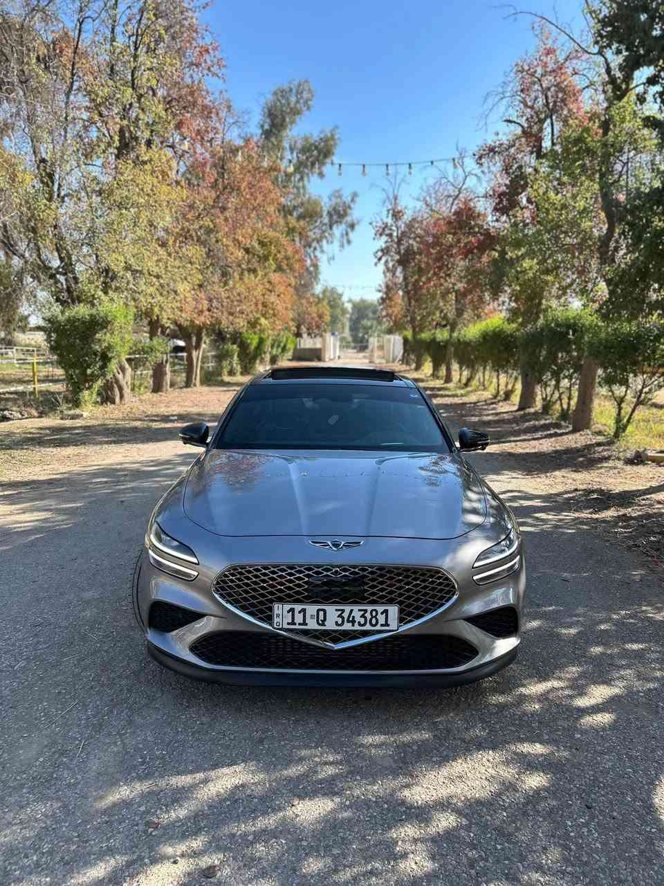 جمعة مباركة ❤️❤️
السيارة مزودة موستوك✅
جينيسس  G70 V6 4wd
3.3 توين توربو🚀🚀
كير 8 نمر ✅
الموديل 2023👍
الممشى 44 الف كيلو✔️☑️
اللون سلفر ميتاليك شمباني متغير☑️
الضرر مثل ما موضح بلصور✅
راديترات بلادي
بدون ايرباك✅
الفئة برستيج اعلى مواصفات🔥

التزويد
انتيك شوت aem 🔥
داوون بايب اولي مع ثانوي ستل ستيل🔥
عطاسات توربو🔥
اويل كاج كان 🔥
بك موث مدخل هواء وره الدعامية🔥
بلكات دينسو ستيج 2🔥
برمجة عقل محرك ستيج 2+ بوب كورن🔥

الكماليات
مطريات من ebay🔥
كفر مرايا وكفر يدات ابواب كاربون فايبر من ebay🔥
سبايدر جنطة من ebay🔥
ارضيات ربل من ebay🔥
شفات ستيرن من ebay🔥
لحية امامية من ebay🔥

مكان السيارة ديالى بعقوبة 
***********☎️☎️
اتصل او راسل بالخدمة 💸💸
