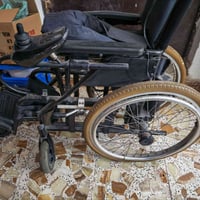 كرسي كهربائي • بدون بطاريات • مبادلة كرسي عادي