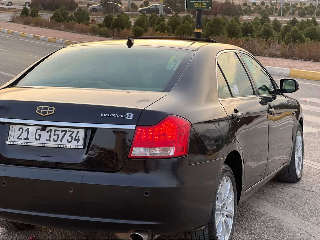 ***********  سليمانى 
٦٦$ قوفليتى
جيلى يميگراند ٨ موديل ٢٠١٣ بيلاد گيرو مه كينه لانسه ر مه كينه گه وره و وتوماتيك بوياخى نيه كه مي سه قفو سنوقو بونيتى كالبونه وه ى هه يه له زگه ي پانوراما ره نگى خوى ليدراوه بو جوانى سه نه وى تا ٢٠٢٩ تازه يه 
شاشه و كاميره فورميگاو سلايت حاسه ئاوينه كاره با ته بريد شاشه ناوزه رد ده بل يرباگ گيرى سپورتو عادى ٥ كه له و كنترولو عه ينه ك
***********  سليمانى السليمانية, العراق
