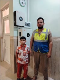 الشرقاط • طاقة شمسية • بطارية ١٢ كيلوواط