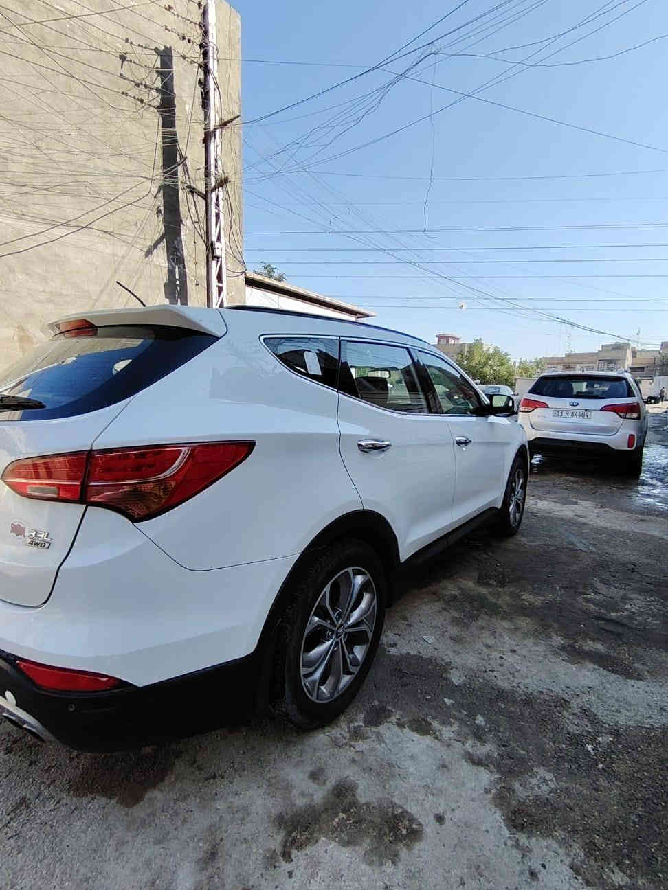 #سلام عليكم من رخصه مدير الكروب المحترم سياره سنتافي موديل 2013 سياره خليجي فول مواصفات سته سلندر كير ومكينه خير من الله سبعه راكب كشن كهرباء تحكمات ستيرن جهتين كامره خلفيه حساس خلفي تبريد تلث قطع تبريد ثلج مري شفط اشاير بل كشنات تدفئه وتبريد سايد  بريك دكمه بردات خلفي سياره بيه صبغ بل بنيد وبل صندوك جواء الرقم شويه صبغ فقط بدون دواخل السياره رقم بغداد دولي هزه جديد سنويه 30 السعر 167 وبيهه مجال بصيط مكاني بغداد حي اور رقمي ***********
