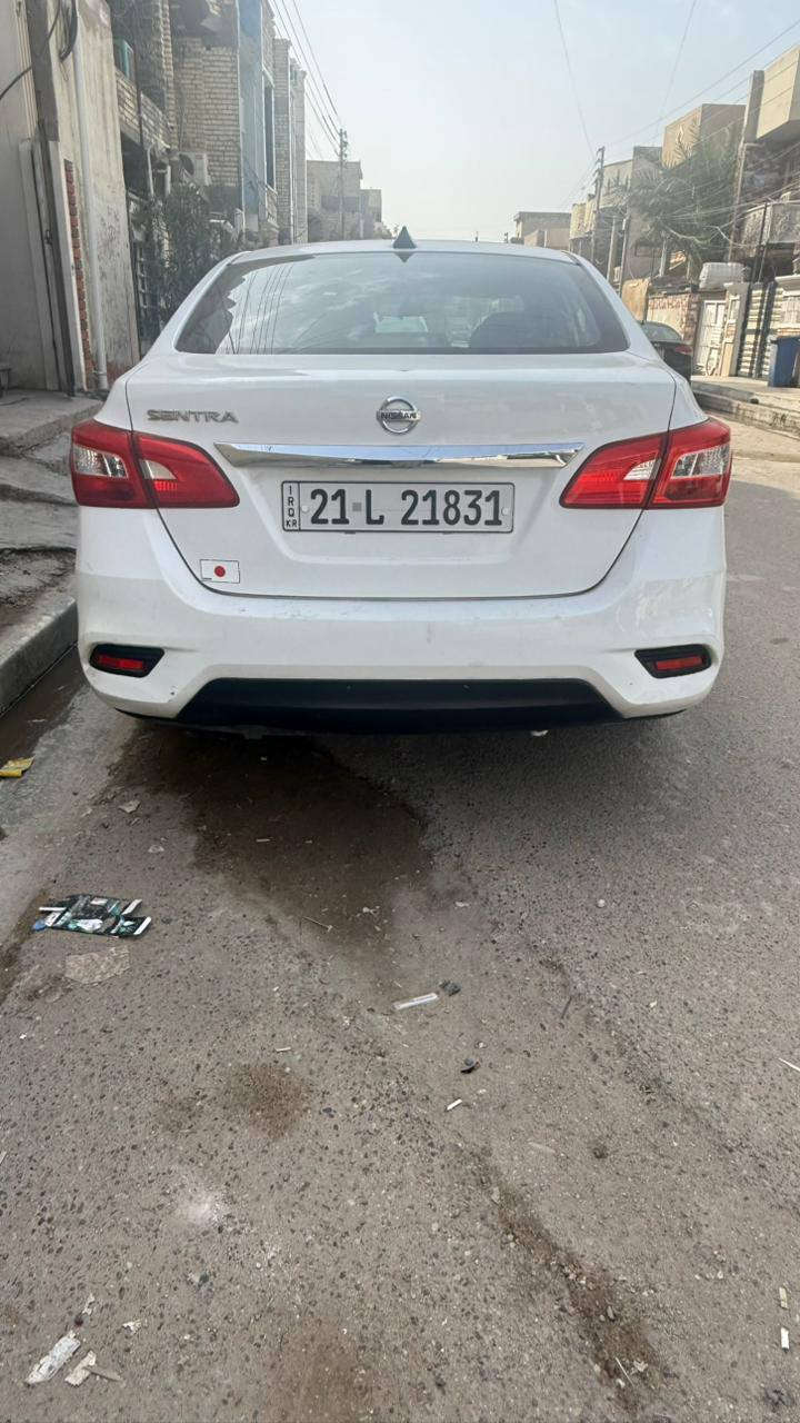 السلام عليكم نيسان سنترا 2017 نضيفه جدا ممتعوبه معتني بيها سنويه جديده قبل شهر سويتها هزه جديده بسمي رقم شمالي  ولي كب ضربتها قطعه وحده بنيد صطحي سياره مناقصه برغي كير محرك كفاله او سونر بل منشور السعر 103 بيها مجال العنوان بغداد البياع الرساله الثانيه ***********
