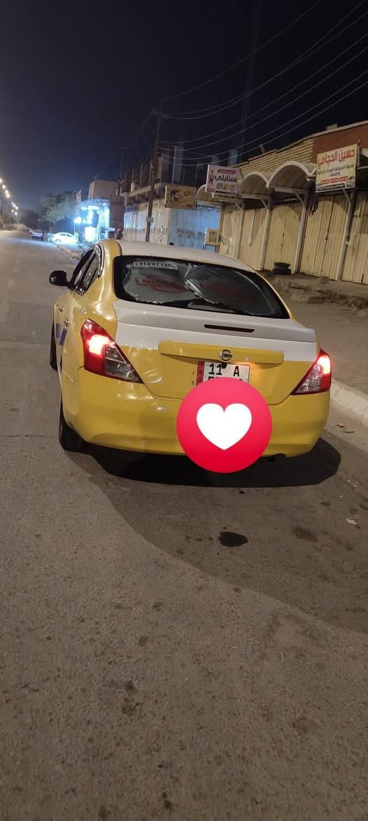 نيسان صني هندي 2013
رقم بغداد انكليزي 
تحويل مباشر 
حادث تبديل جاملغات وبونيد بدون دواخل 
والجاملغات الخلفية بيها بارد 
مكينة خير من الله 
تبريد ثلج 
تخم تاير 
عنوان كربلاء 
السعر اتصل وتدلل 
***********
***********
