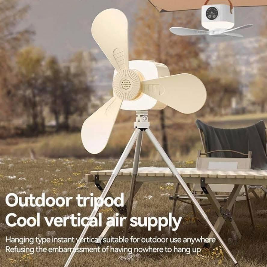 🏕️ مروحة وإضاءة التخييم الذكية (مع ريموت كنترول)
الرفيق المثالي لرحلاتك وكشتاتك، تجمع بين التبريد والإضاءة القوية في جهاز واحد وبجودة ممتازة!
 المميزات:
 🕹️ تحكم عن بُعد: مروحة وإضاءة تعمل بالريموت كنترول لتسهيل التحكم بها من مكانك.
 🛠️ مرونة في الاستخدام: مصممة لتعلق داخل الخيمة أو على أي علاقة، أو توضع بثبات على الستاند.
 🔋 عملية وعملية: مثالية لأجواء التخييم والأنشطة الخارجية.
💵 السعر: ٢٠ دينار فقط!


**إذا كنت صاحب هذا الإعلان وتريد حذفه لأي سبب، رجاءا أرسل رسالة إلى الدعم الفني**