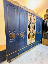 غرفه نوم تركي 🇹🇷🔥  موديل كانتري حديث  يتميز بلون مختلف 8 قطع  كنتور اب...