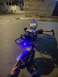 من رخصه الادمن  موطور ايراني للبيع موديل 2025 لون ازرك مجمبز كامل  محر...