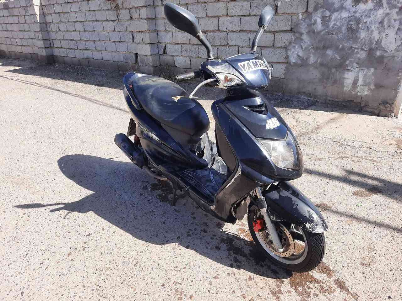 السلام عليكم سكنس نثيه الدراجه خير من الله مكينة خرسه مينسمعله صوت 
الدراجع كامله مابيه اي نقص 
مكاني بغداد التاجي 
السعر ٣٥٠وبيه مجال قليل رقمي ***********
