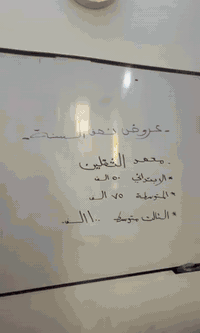 عروض معهد الثقلين
العنوان /شارع عشرين مقابل فلافل مشمشه
للاستفسار /***********

