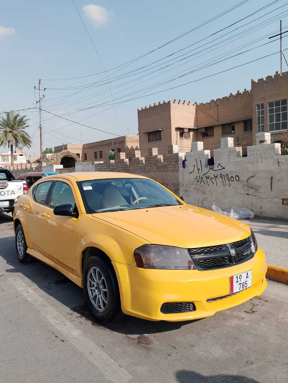 السلام عليكم
سيارة افنجر موديل 2008 
رقم مميز كربلاء مصفرة هيئة وغرامات 
استوها مصبوغه عام 
تحويل ثاني يوم بااسمنا السياره 
العنوان بغداد 
للاستفسار اكثر ع الرقم  
***********
