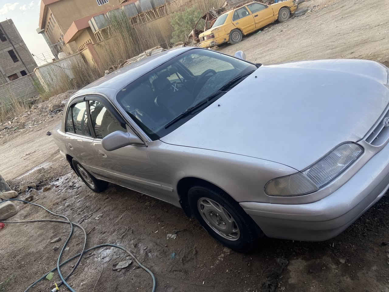 للبيع او مراوس بنفس السياره سوناتا موديل 95 گير عادي سنويه مو ساقطه (رقمها مميز )كلشي شغال بيه ماعدا السنتر لوك الباقي كله شغال السعر 45 مكانها الانبار قضاء هيت للتواصل ***********
