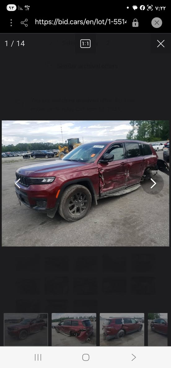 سلام عليكم جيب موديل 2024. 7 راكب واصل بصره بدون تصليح ب 160 وهاذه رقمي ***********
