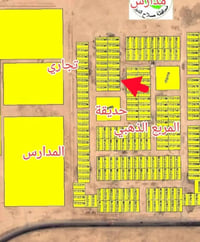 تكريت الديوم المربع الذهبي • أرض ١٠٠م • واجهة ٥م
