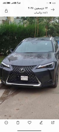 لكزز ux موديل 2025 بوضع الزيرو ماشيه 700 ميل فقط وارد امريكي حادثها با...