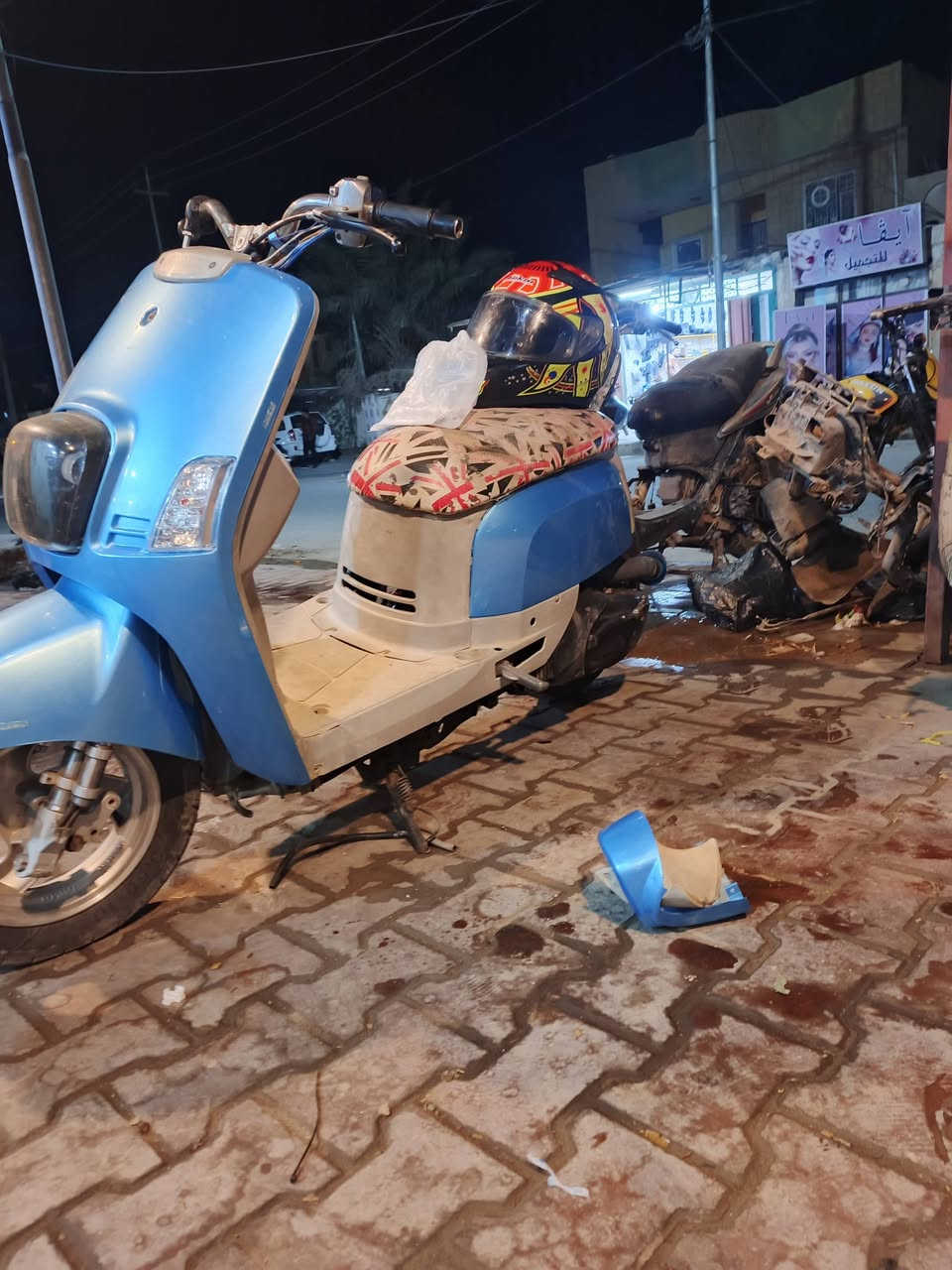 سلام عليكم حبايب
دراجة بوليسي مزودة محرك سكنس بوشة58ونص دراجة بيها شلعة ومعدل شك الكاع دراجة كاملة علا اخر حباية بس متروكة صارلها هواي عوزها بس باتري جيب وشغل 

السعر:550وبيها مجال

العنوان:كوت_زويرجات_قرب مركز شباب

الرقم:***********
