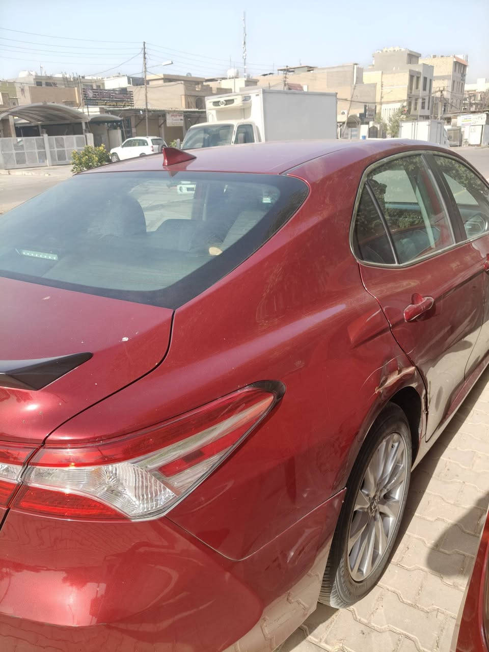 كامري 2020 LE وارد امريكي
رقم اربيل 
ماشيه 45 الف 
حادث 4 قطع 
السعر 17500 $
مكان السياره بغداد - المنصور 
***********
