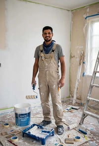 ‏صباغ درجة اولى بسعار مناسبة: ‏بيوت+ واجهات+ شبابيك+ ديكورات  ‏تصليح س...