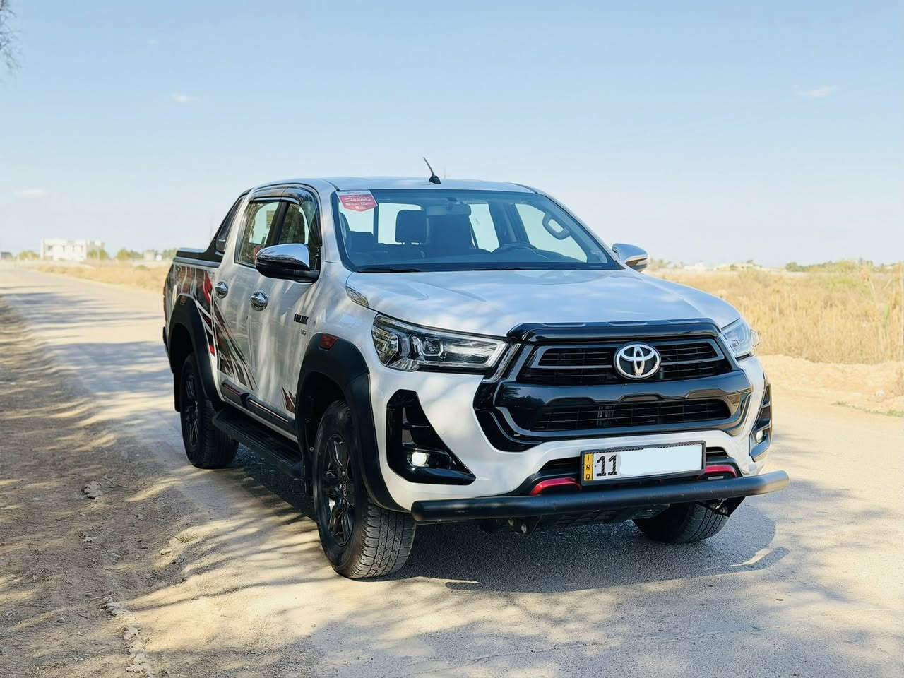 السلام عليكم
سيارة للبيع تويوتا هايلوكس موديل 2025 رقم بغداد ساز بسمي ماشيه 19 الف خليجيه مكفوله كفاله عامه 
مواصفاتها ساز 
بصمه 
كشنات تدفئه 
شاحن لاسلكي 
رادار جوانب 
كامره خلفيه 
مري شفط ا
وباقي مواصفات
السعر / 375 $ وبيها مجال 
العنوان / بغداد / جسر ديالى 
للاستفسار اكثر 
***********
