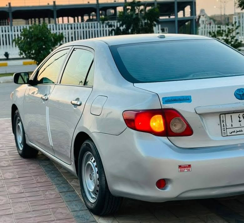 كورلا 2009 امريكي
محرك 1800 VVT 
كير AT عدد 4نمر
 حداديه 75℅،مري كهربائي غرفه نظيفه بلاد ودواخل السياره كله بلاد حتى المسجل، رقم ذي قار مشروع وطني سنويه لل 28 ، ضررها بيها تصليح بالبنيد وداير الجاملغ الخلفي والباب الخلفي بدون دواخل وكلشي موضح بكتاب الفحص 
 السعر 85 عنواني ناصريه المركز 
*********** متوفر واتساب
