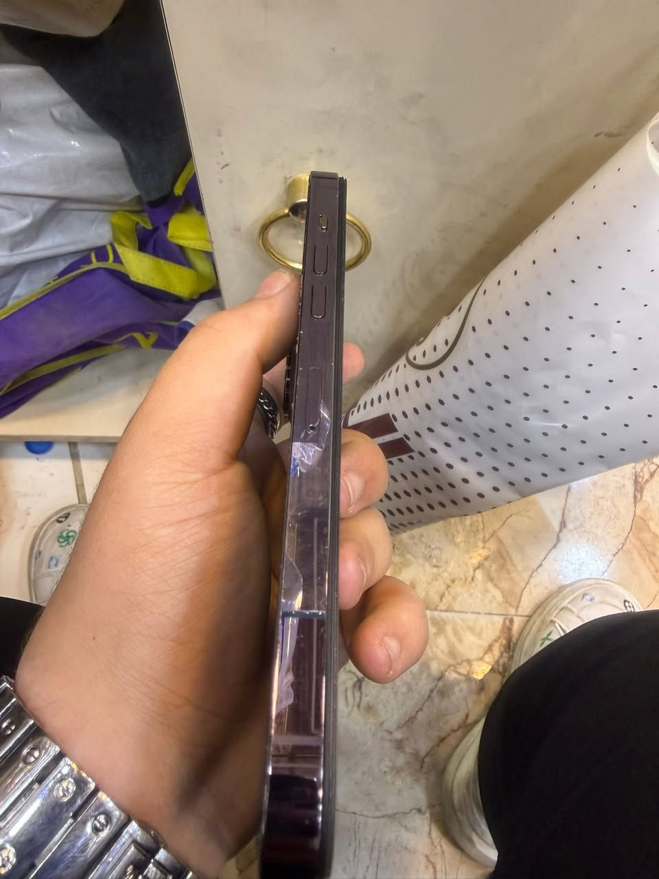 14 برو ماكس ذاكره ٢٥٦ تك سيم بطاريه ١٠٠ مبدله احسن نوعيه و مبدل شاشه نوعيه وسط بس سلاسه فول و ألونه حلوه ( شرق اوسط ) مو امريكي لون بنفسجي نضافه ٨٥ بل ١٠٠ بيع او مراوسه ويه ايفون فقط ١٣ برو ماكس سعره ٤٧٠ و بيه مجال


**إذا كنت صاحب هذا الإعلان وتريد حذفه لأي سبب، رجاءا أرسل رسالة إلى الدعم الفني**