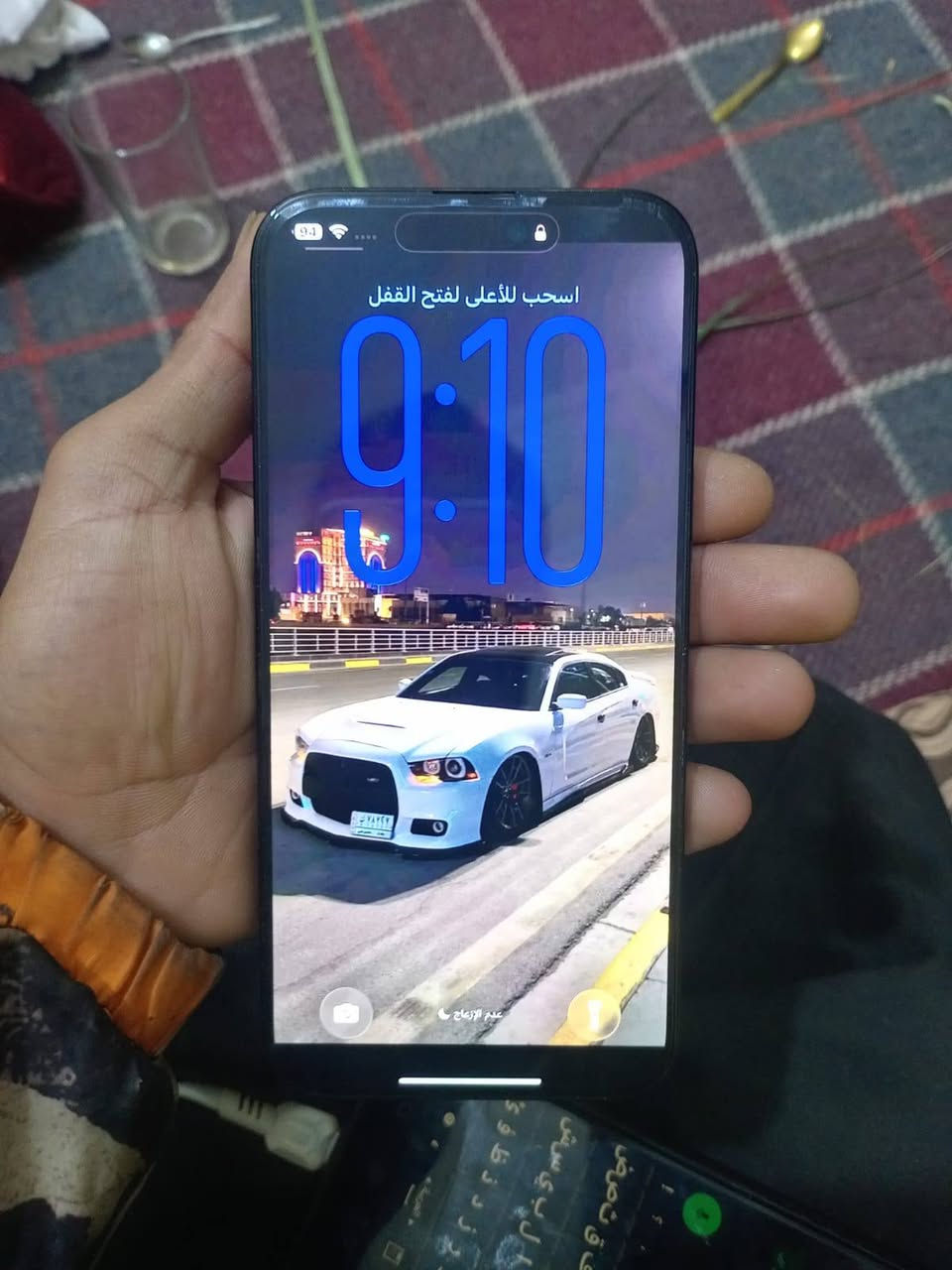 السلام عليكم أيفون 16 برو ماكس نضافه 99/100 بطارية 90 بالاضافه الئ لزكه ضد لكسر + عدسات وحماية كامرة + شاحنة وكيبب أبل اصلية وكورتونه ويا السعر 1325 رقمي ***********
