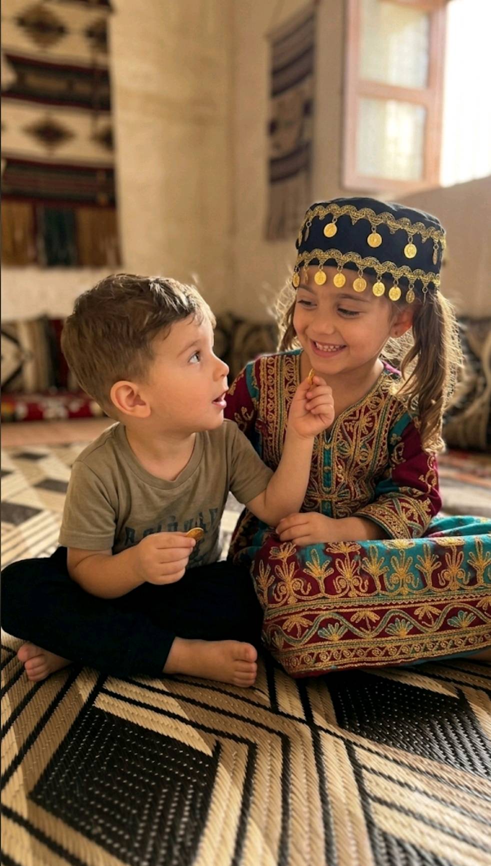قبعة جميلة ولطيفة للاطفال (عمر من 3 الى 7 سنين)