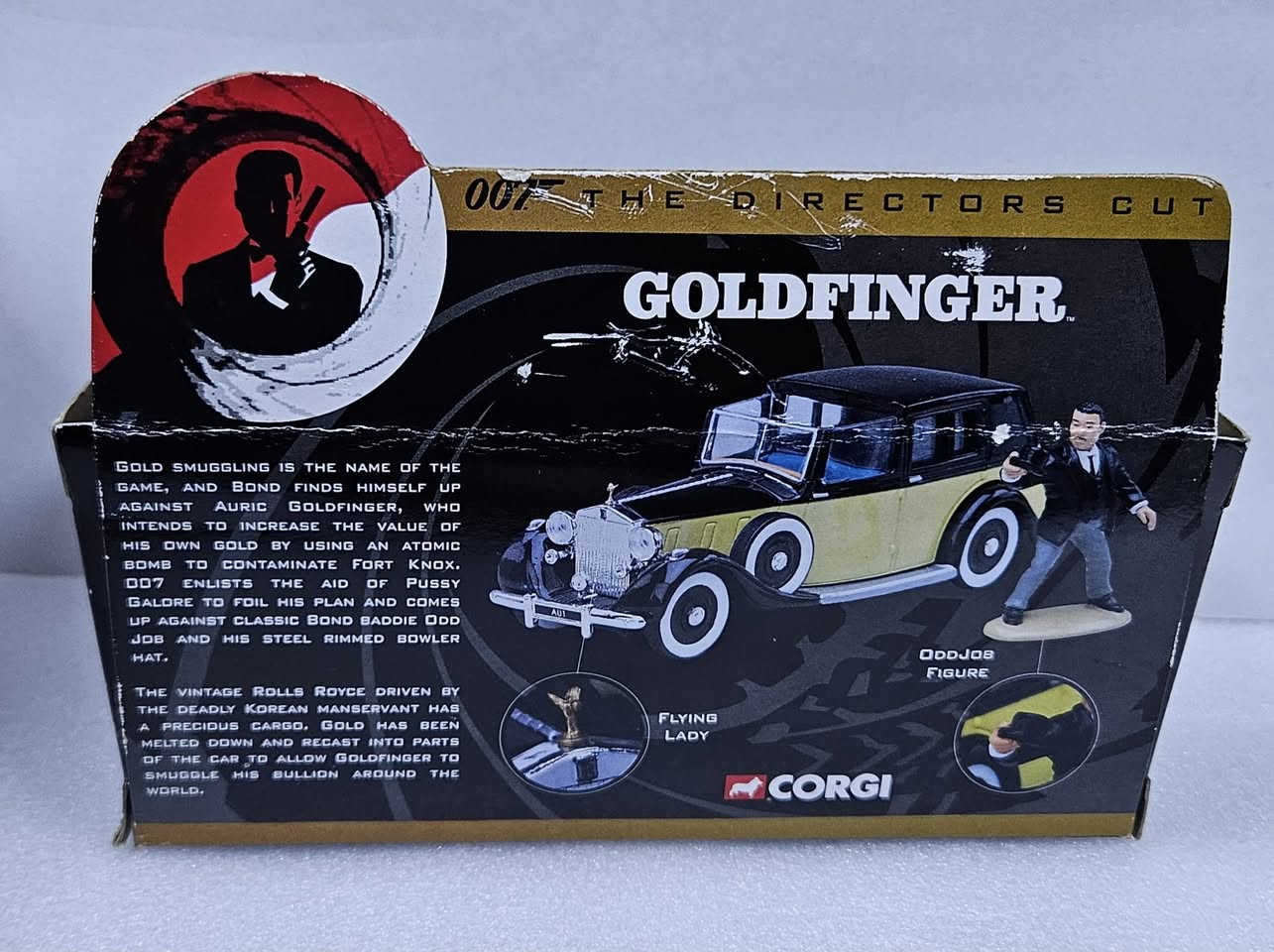 السلام عليكم
للبيع 
مصغر لسيارة رولز رويس فانتوم III (Rolls-Royce Phantom III) الأيقونية من فيلم جيمس بوند "إصبع الذهب" (Goldfinger)، من إنتاج شركة كورجي (Corgi)
حجم 1:36
السعر : 29 الف


**إذا كنت صاحب هذا الإعلان وتريد حذفه لأي سبب، رجاءا أرسل رسالة إلى الدعم الفني**