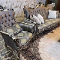 تخم تركي خشب زان عشر مقاعد مع طبله وسطيه نظيف جداً مكانه المنصور 07724...